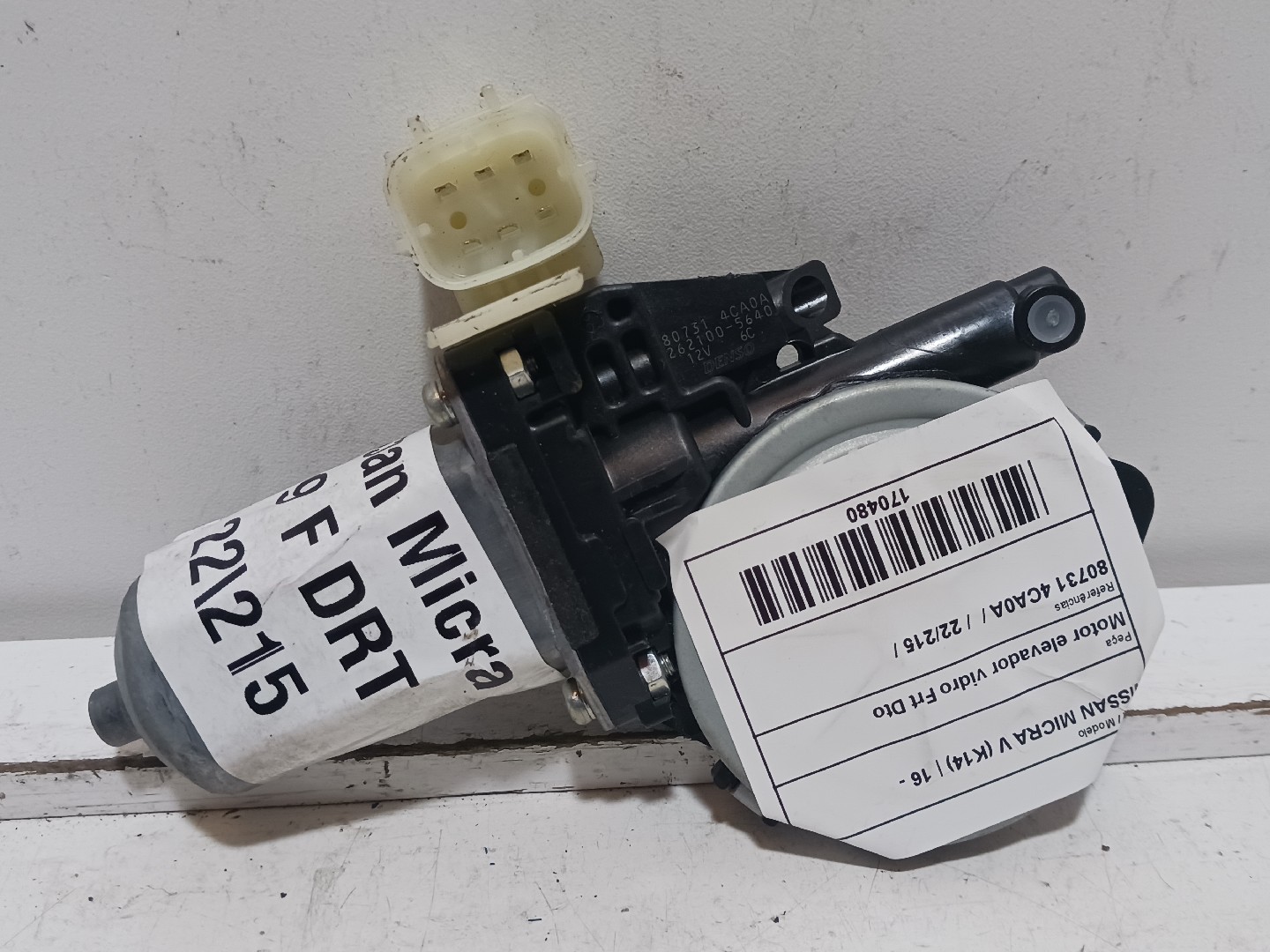 Motor elevador vidro Frt Dto  NISSAN MICRA V (K14) | 16 - 