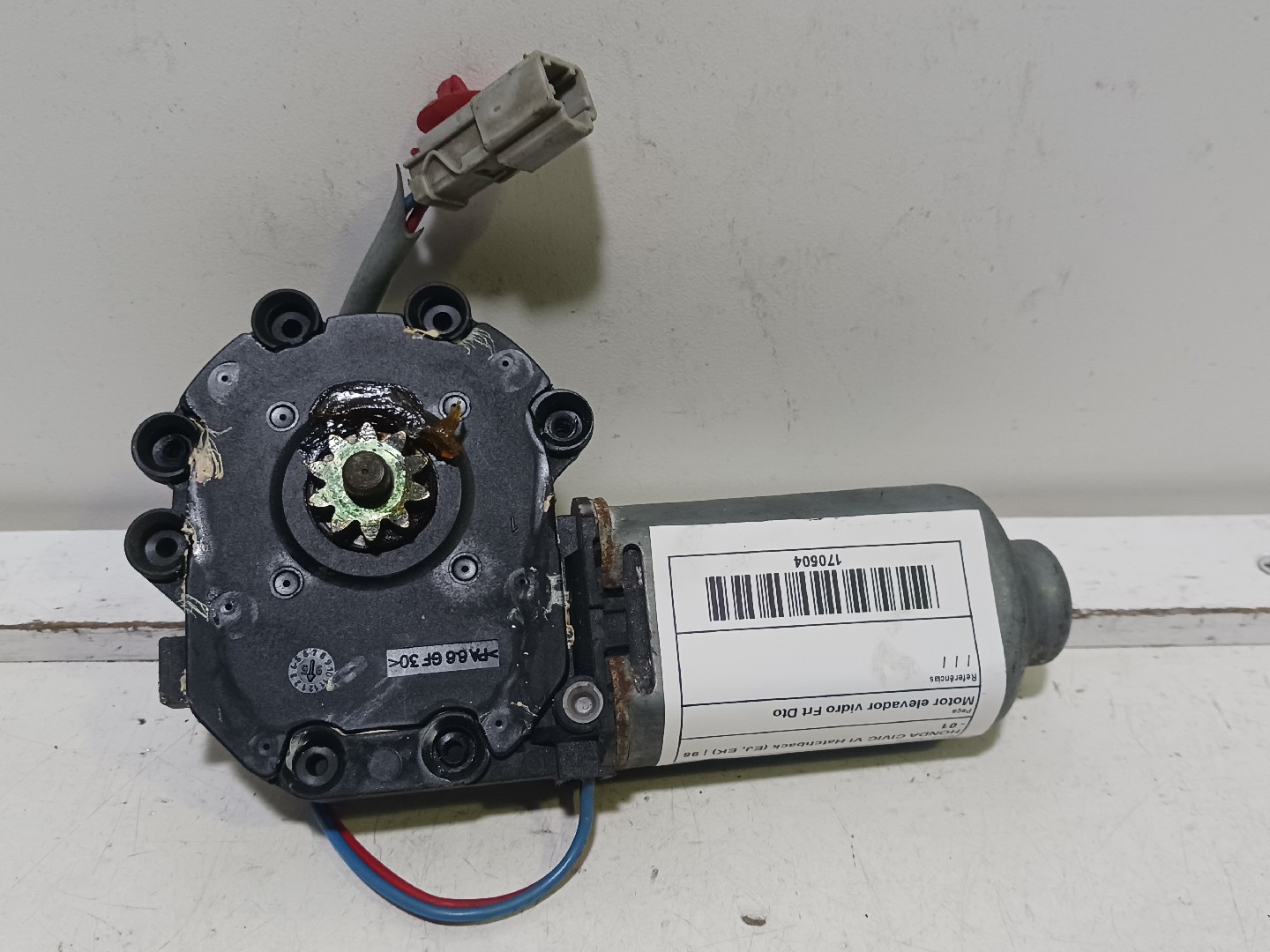 Motor elevador vidro Frt Dto  HONDA CIVIC VI Hatchback (EJ, EK) | 95 - 01