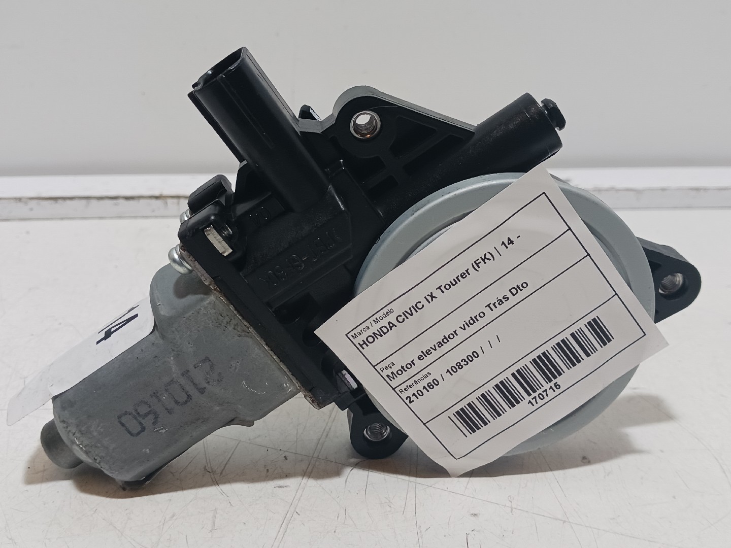 Motor elevador vidro Trás Dto HONDA CIVIC IX Tourer (FK) | 14 - 