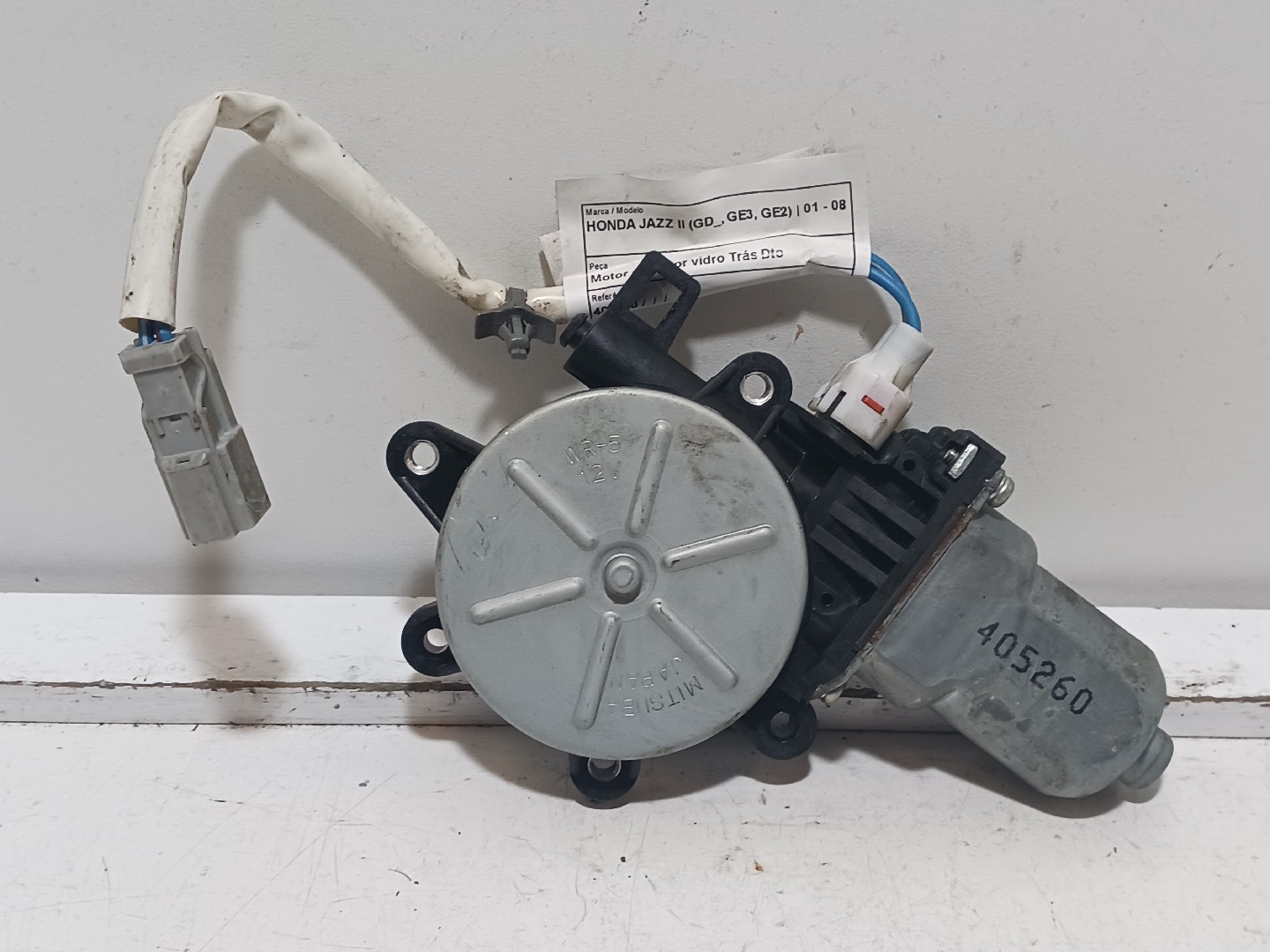 Motor elevador vidro Trás Dto HONDA JAZZ II (GD_, GE3, GE2) | 01 - 08