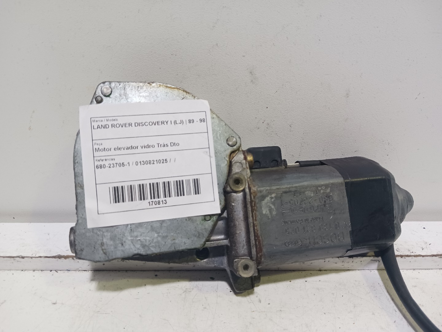 Motor elevador vidro Trás Dto LAND ROVER DISCOVERY I (LJ) | 89 - 98
