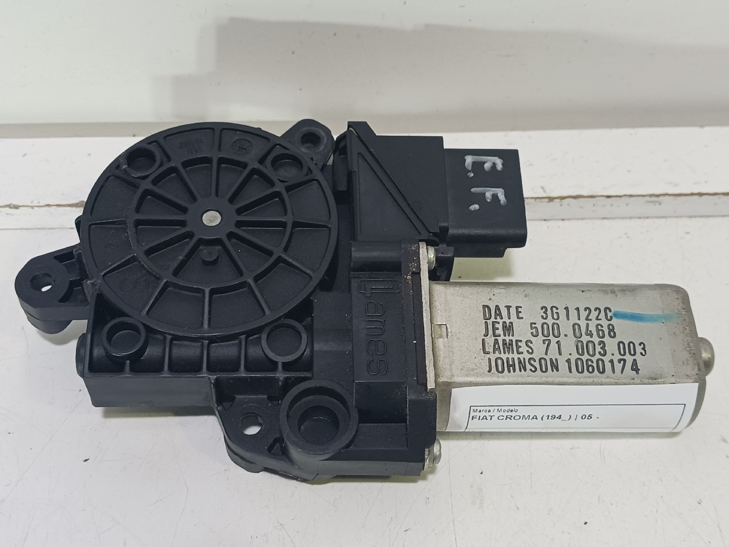 Motor elevador vidro Frt Esq FIAT CROMA (194_) | 05 - 