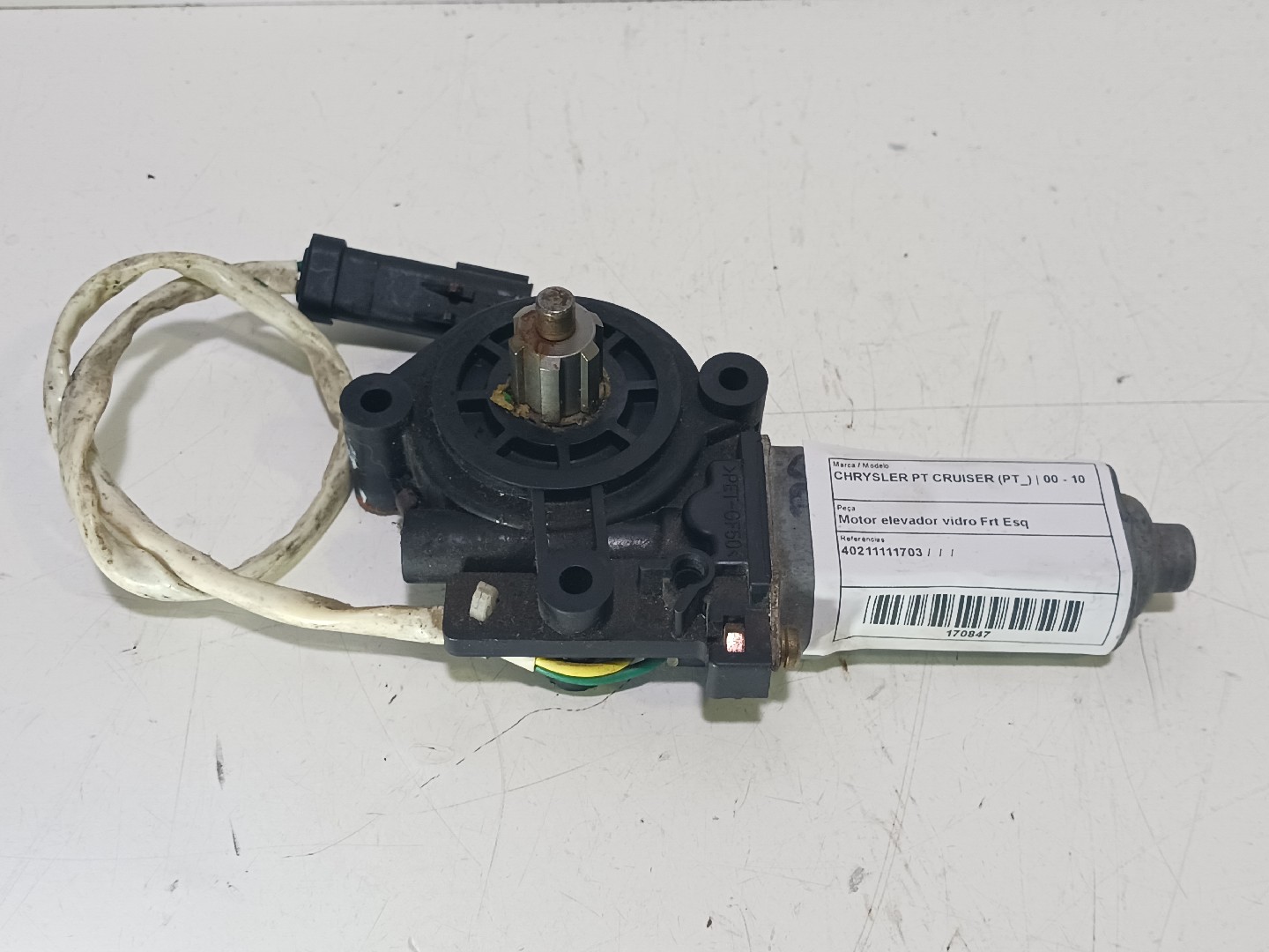 Motor elevador vidro Frt Esq CHRYSLER PT CRUISER (PT_) | 00 - 10