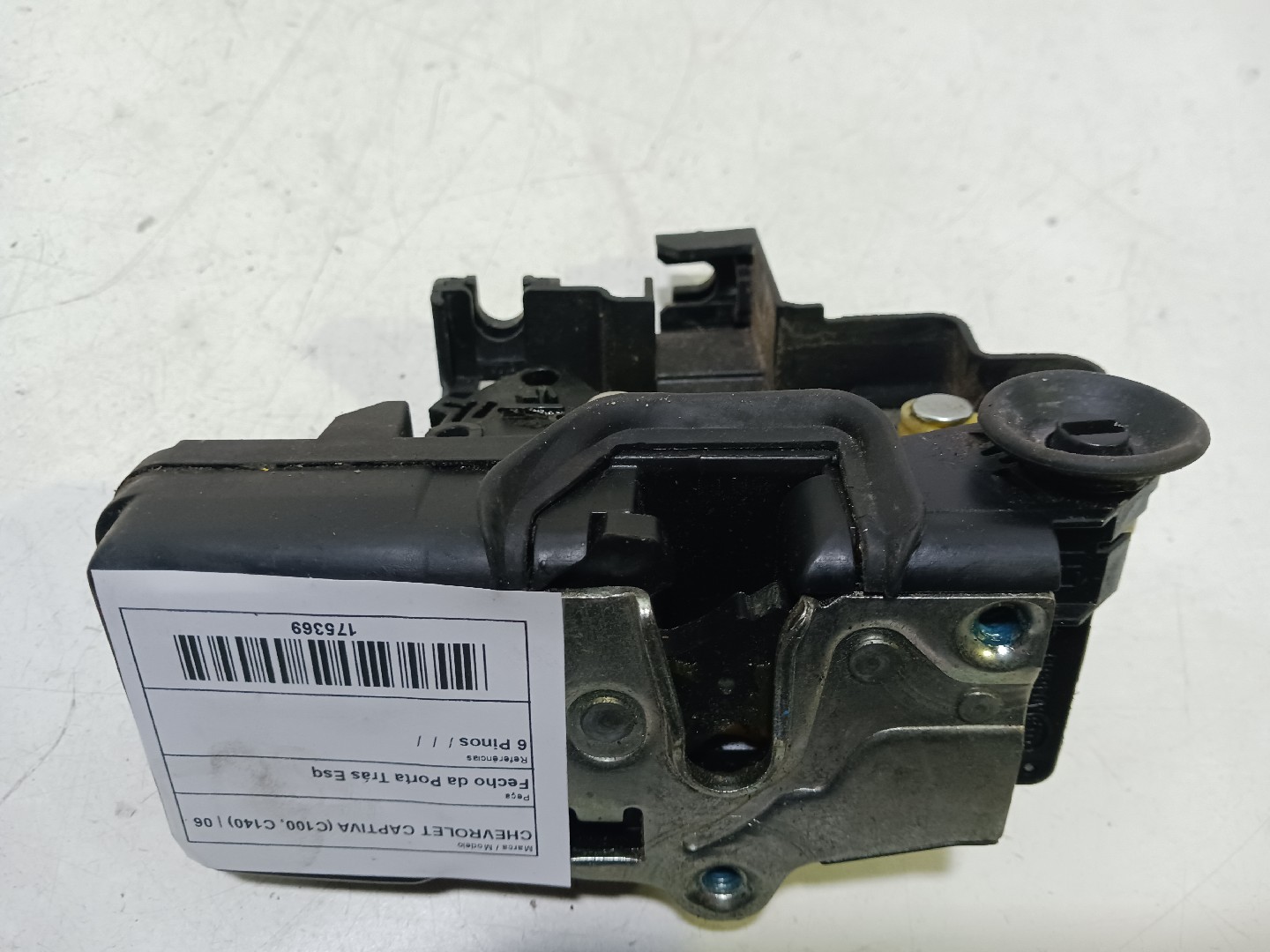 Fecho da Porta Trás Esq CHEVROLET CAPTIVA (C100, C140) | 06 - 