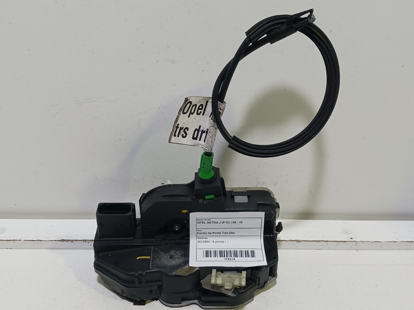 Fecho da Porta Trás Dto OPEL ASTRA J (P10) | 09 - 15