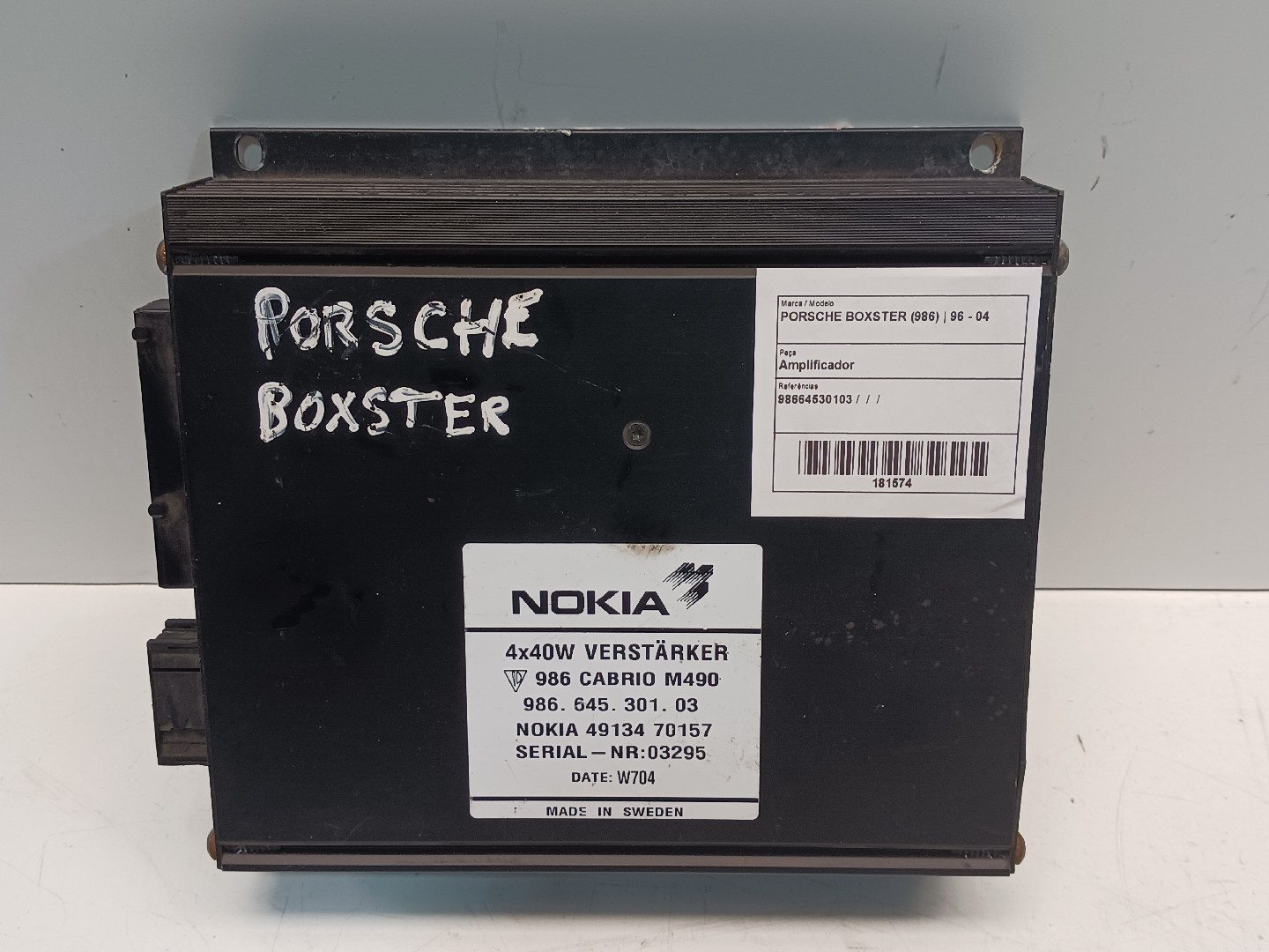 Amplificador PORSCHE BOXSTER (986) | 96 - 04