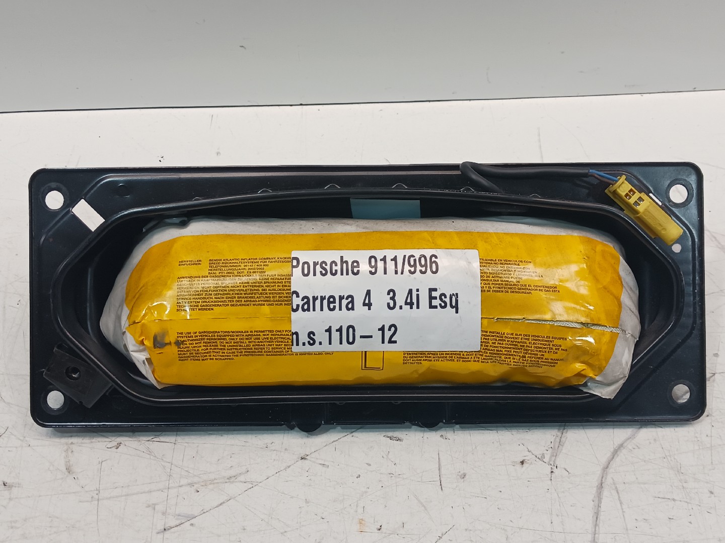 Airbag de Porta Frt Esq PORSCHE 911 (996) | 97 - 05