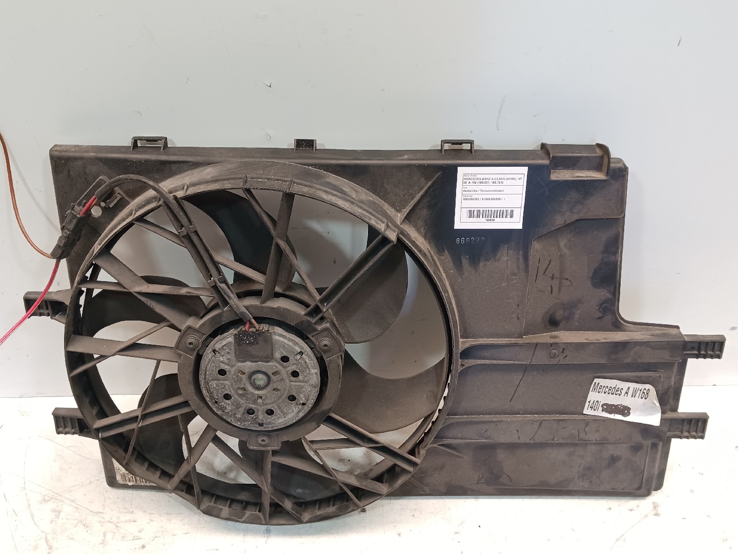 Ventoinha / Termoventilador MERCEDES-BENZ A-CLASS (W168) | 97 - 05