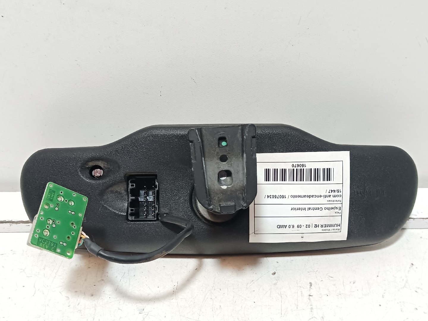Espelho Retrovisor Central Interior HUMMER H2 | 02 - 09