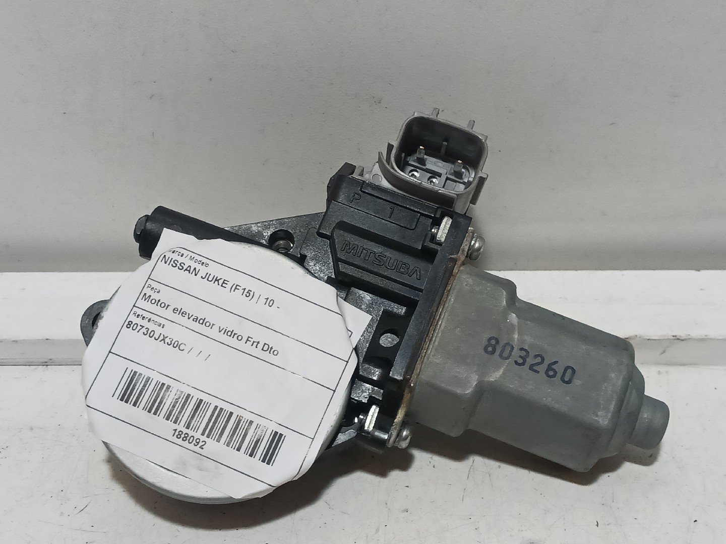 Motor elevador vidro Frt Dto  NISSAN JUKE (F15) | 10 - 