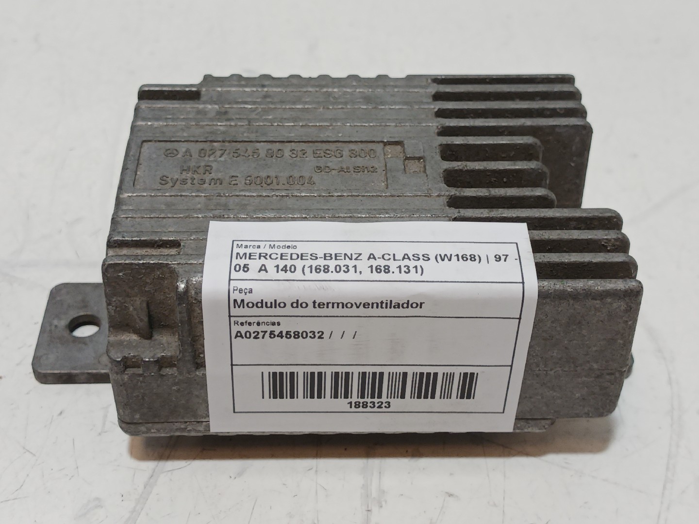 Modulo do termoventilador MERCEDES-BENZ A-CLASS (W168) | 97 - 05