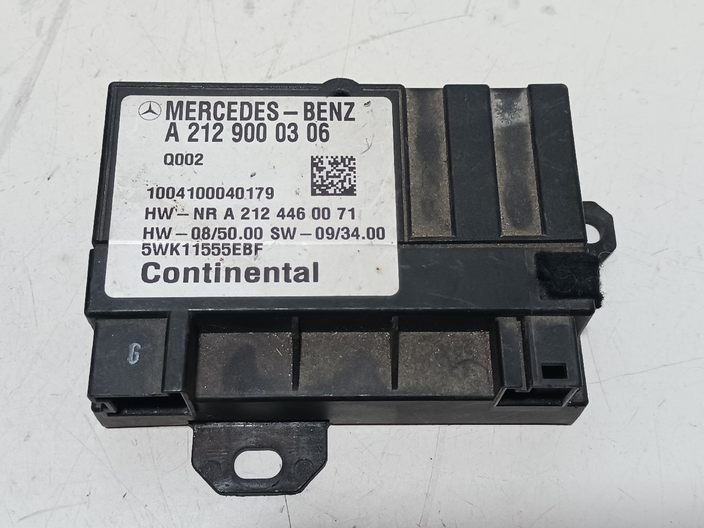 Módulo MERCEDES-BENZ E-CLASS (W212) | 09 - 16