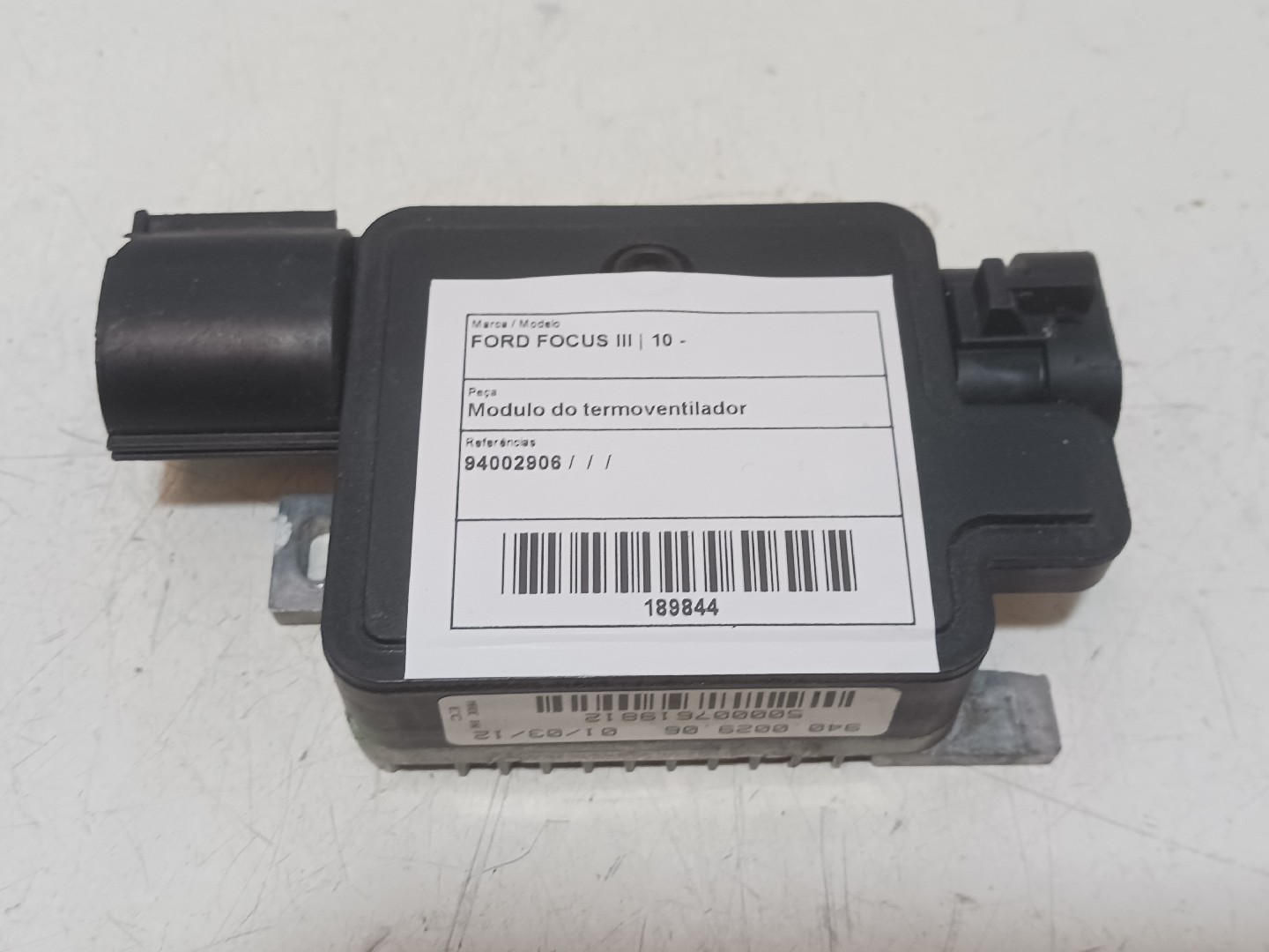 Modulo do termoventilador FORD FOCUS III | 10 - 