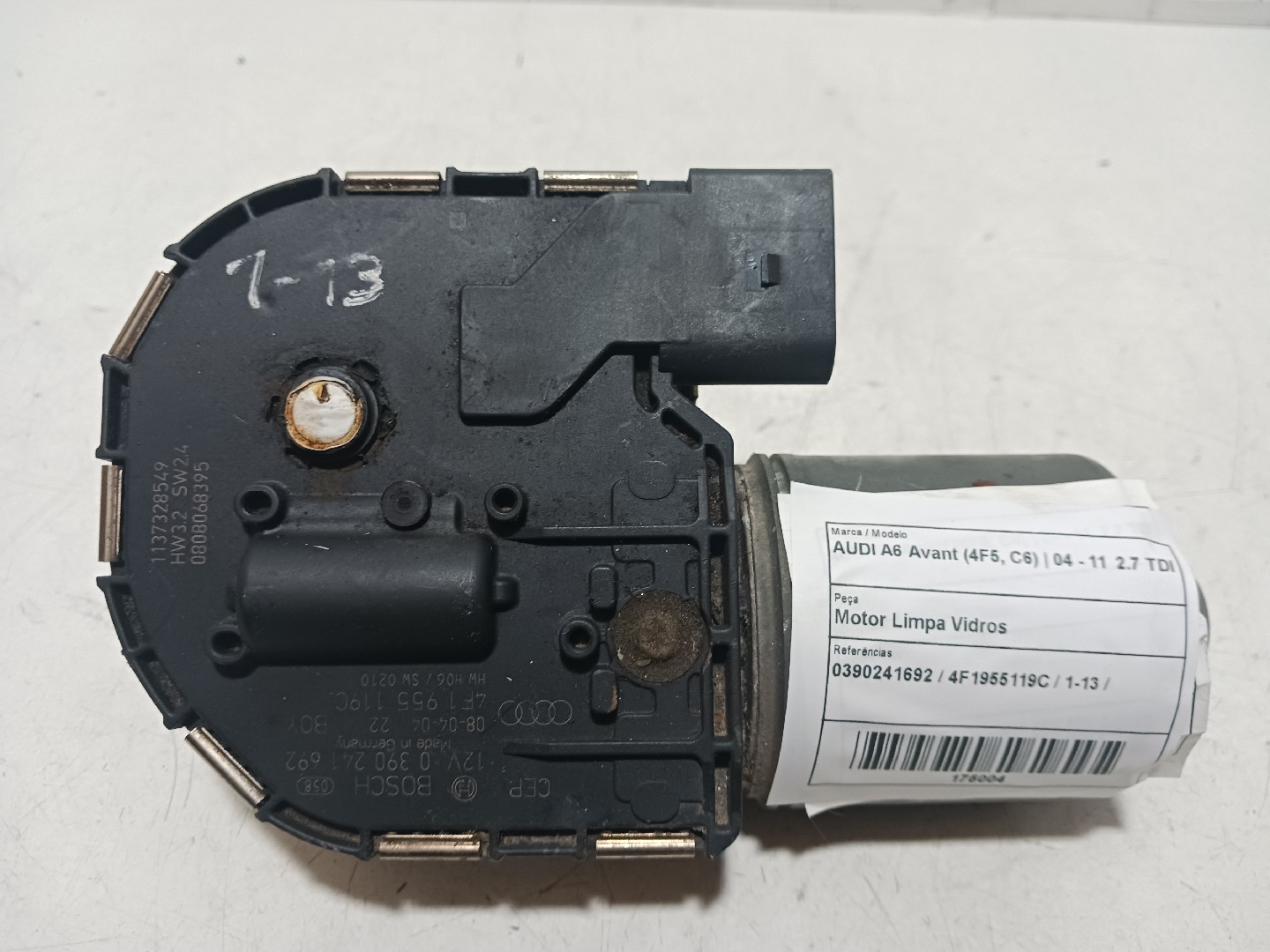 Motor Limpa Vidros AUDI A6 Avant (4F5, C6) | 04 - 11