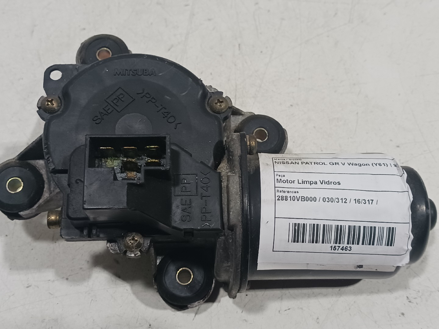 Motor Limpa Vidros NISSAN PATROL GR V Wagon (Y61) | 97 - 