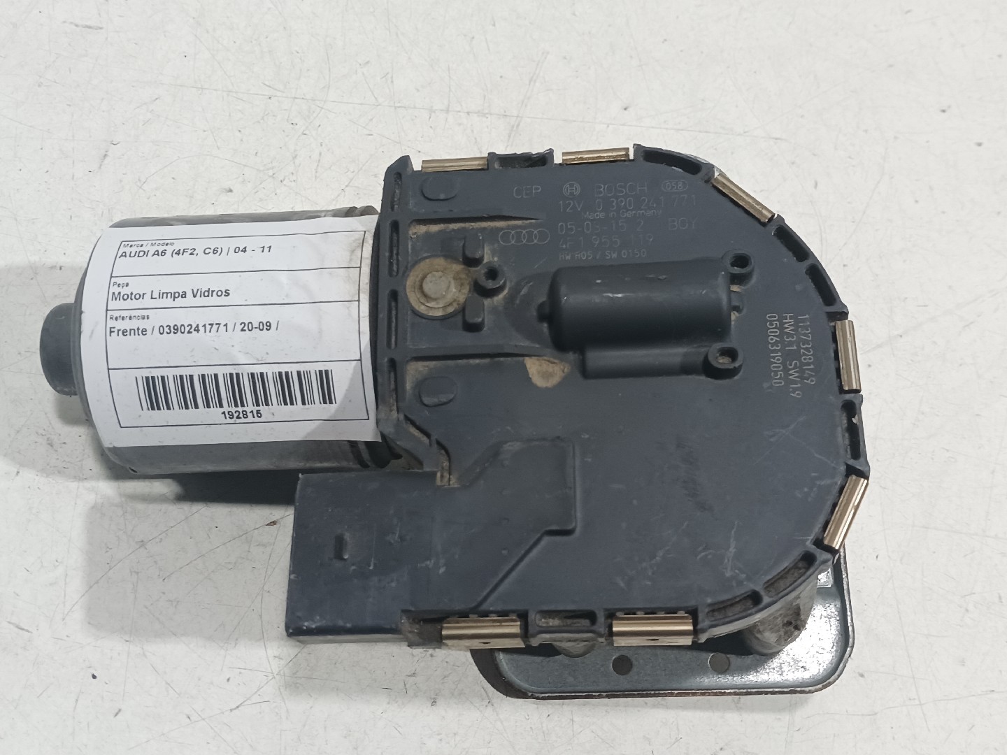 Motor Limpa Vidros AUDI A6 (4F2, C6) | 04 - 11