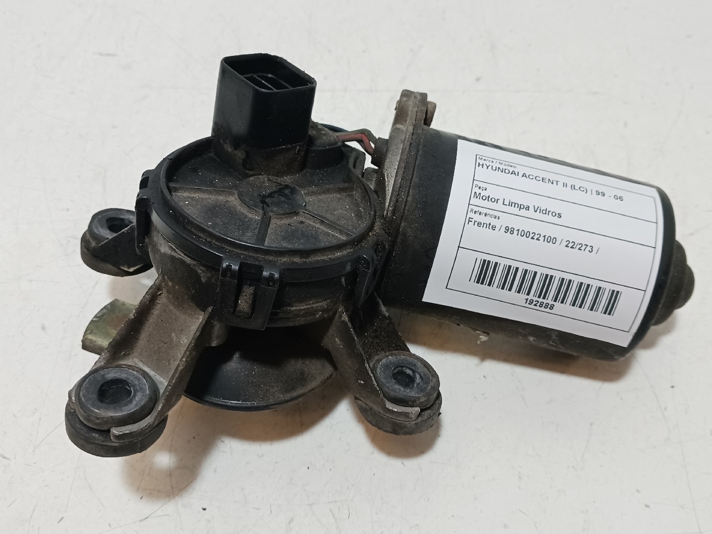 Motor Limpa Vidros HYUNDAI ACCENT II (LC) | 99 - 06