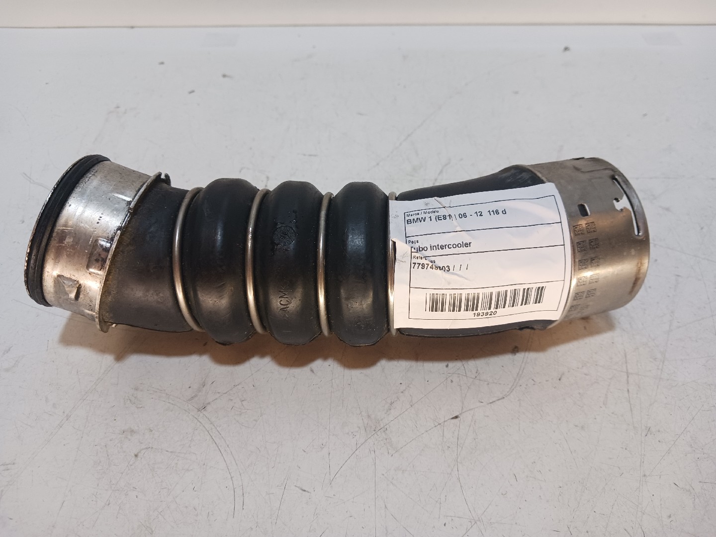 Tubo intercooler BMW 1 (E81) | 06 - 12