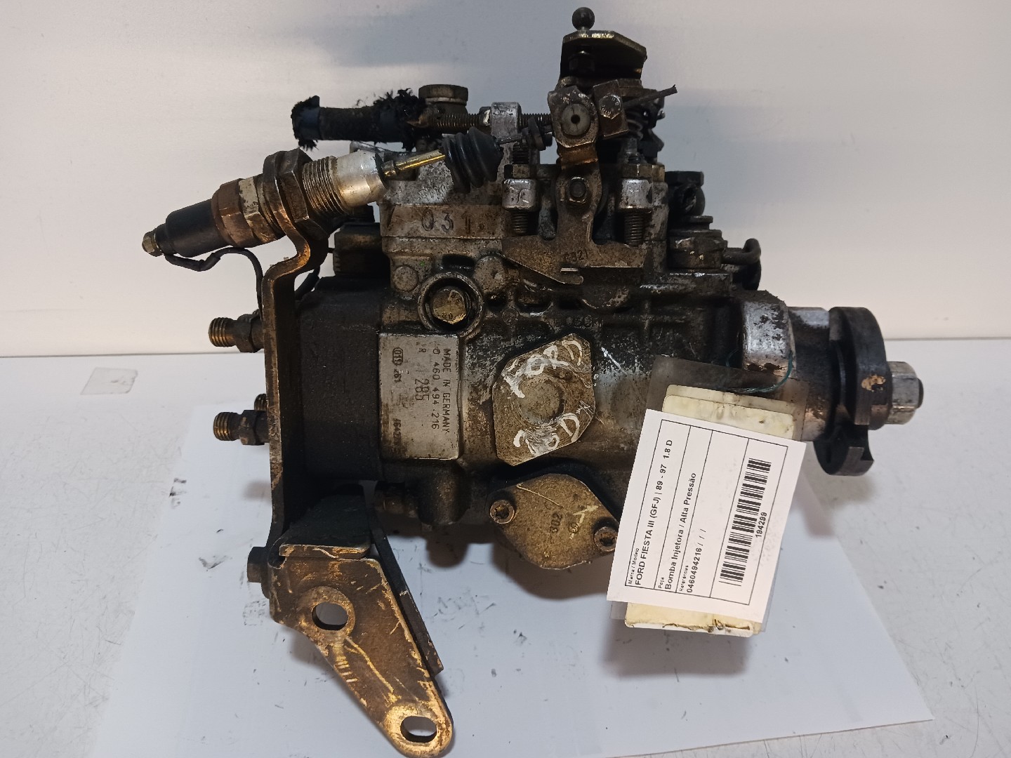 Bomba Injetora / Alta Pressão FORD FIESTA III (GFJ) | 89 - 97