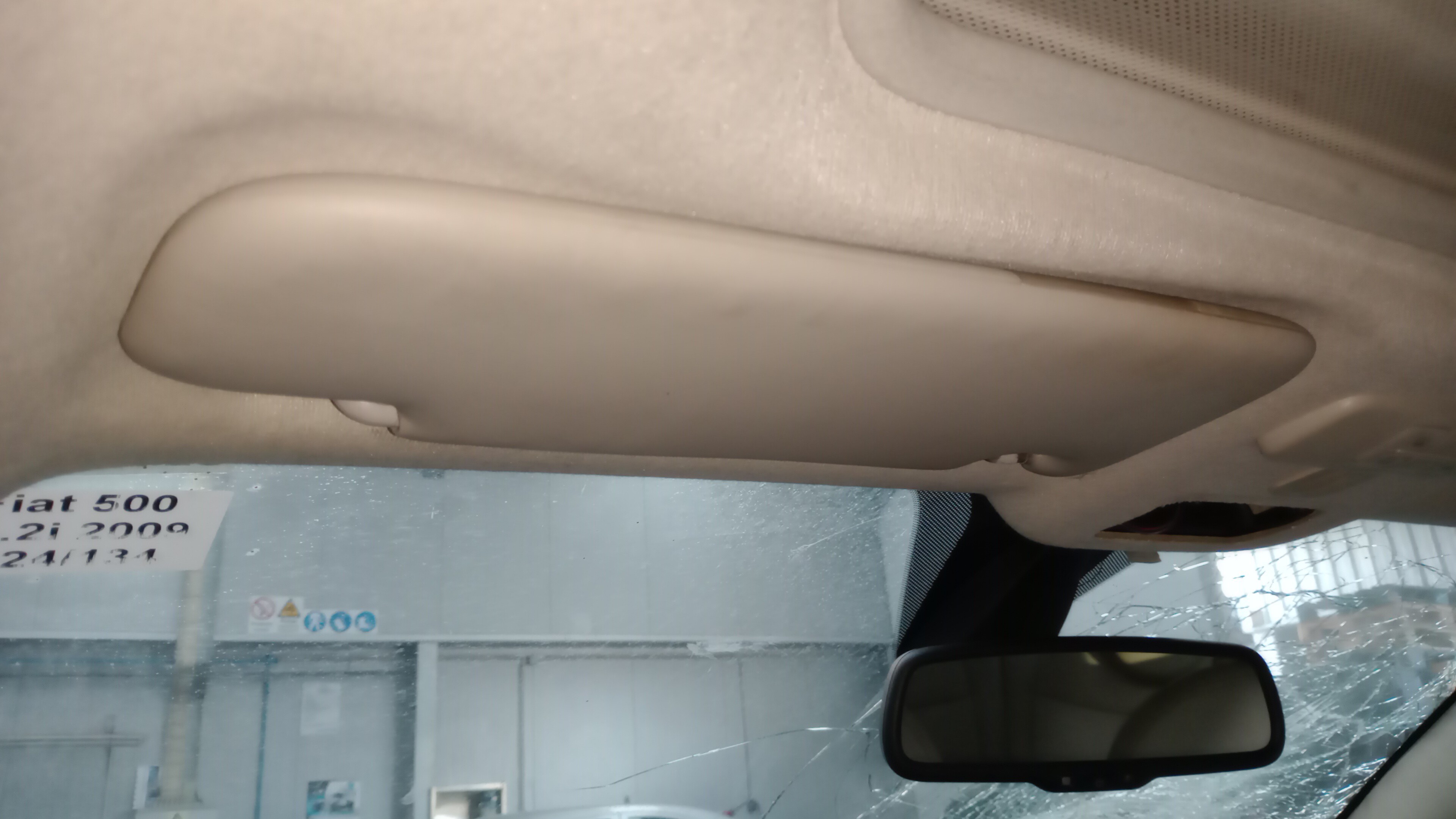 Pala do sol Esq FIAT 500 (312_) | 07 - 