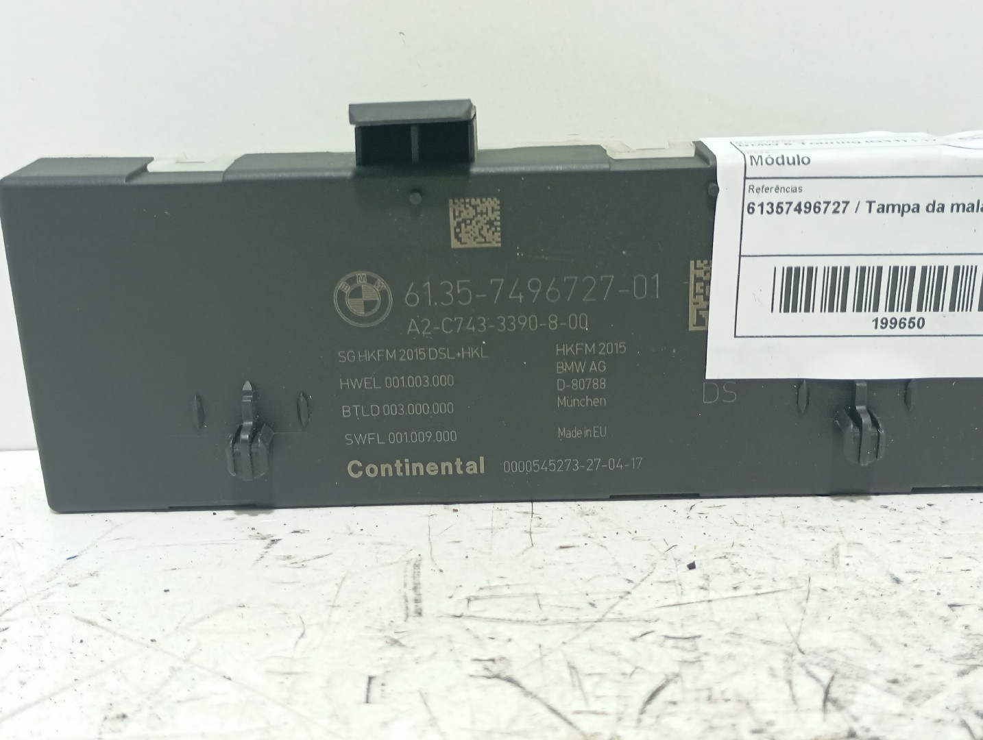 Módulo BMW 5 Touring (G31) | 17 - 
