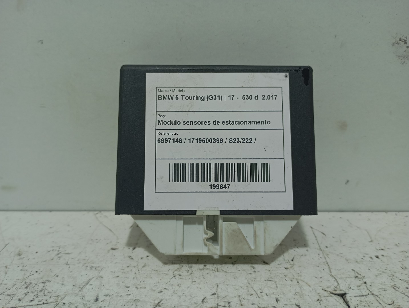 Modulo sensores de estacionamento BMW 5 Touring (G31) | 17 - 