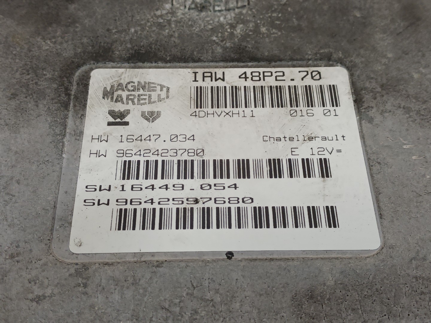 Centralina do Motor PEUGEOT 206 Hatchback (2A/C) | 98 - 12 Imagem-1