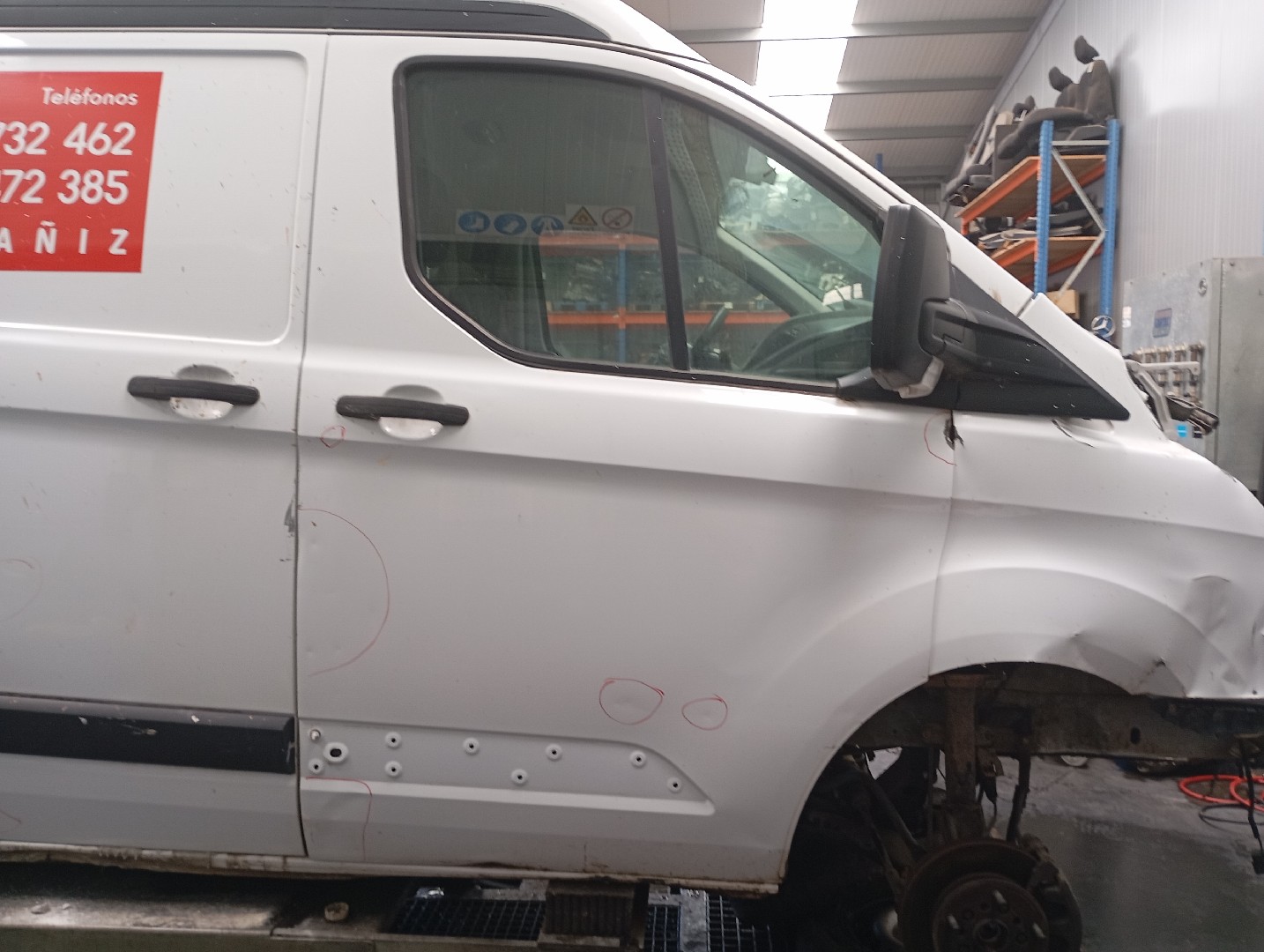 Porta Frente Dto FORD TRANSIT CUSTOM V362 Caixa (FY, FZ) | 12 - 