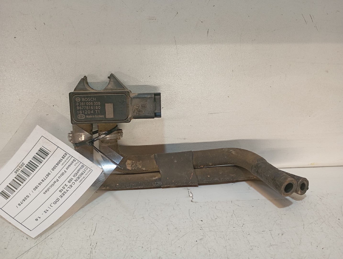 Sensor Filtro Particulas CITROEN C-ELYSEE (DD_) | 12 - 