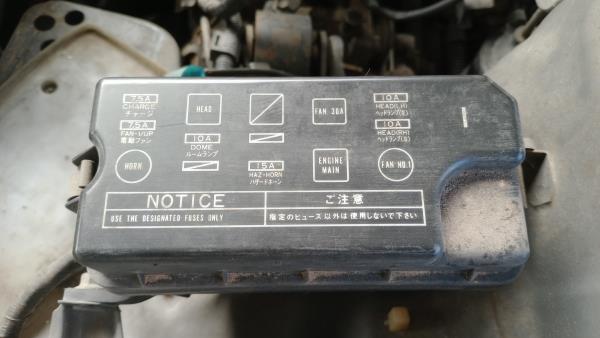 Caixa dos Fusíveis TOYOTA COROLLA Liftback (_E10_) | 92 - 99