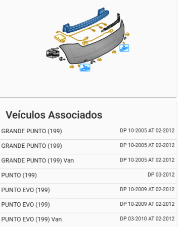 Reforço para choques traseiro FIAT GRANDE PUNTO (199_) | 05 -  Imagem-3