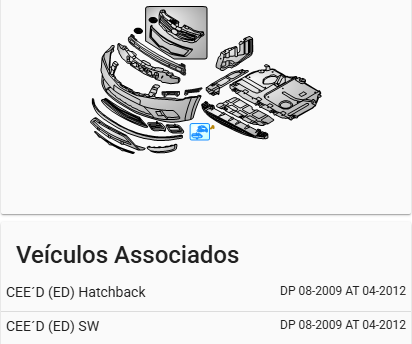 Grelha da Frente KIA CEED SW (ED) | 07 - 12 Imagem-6