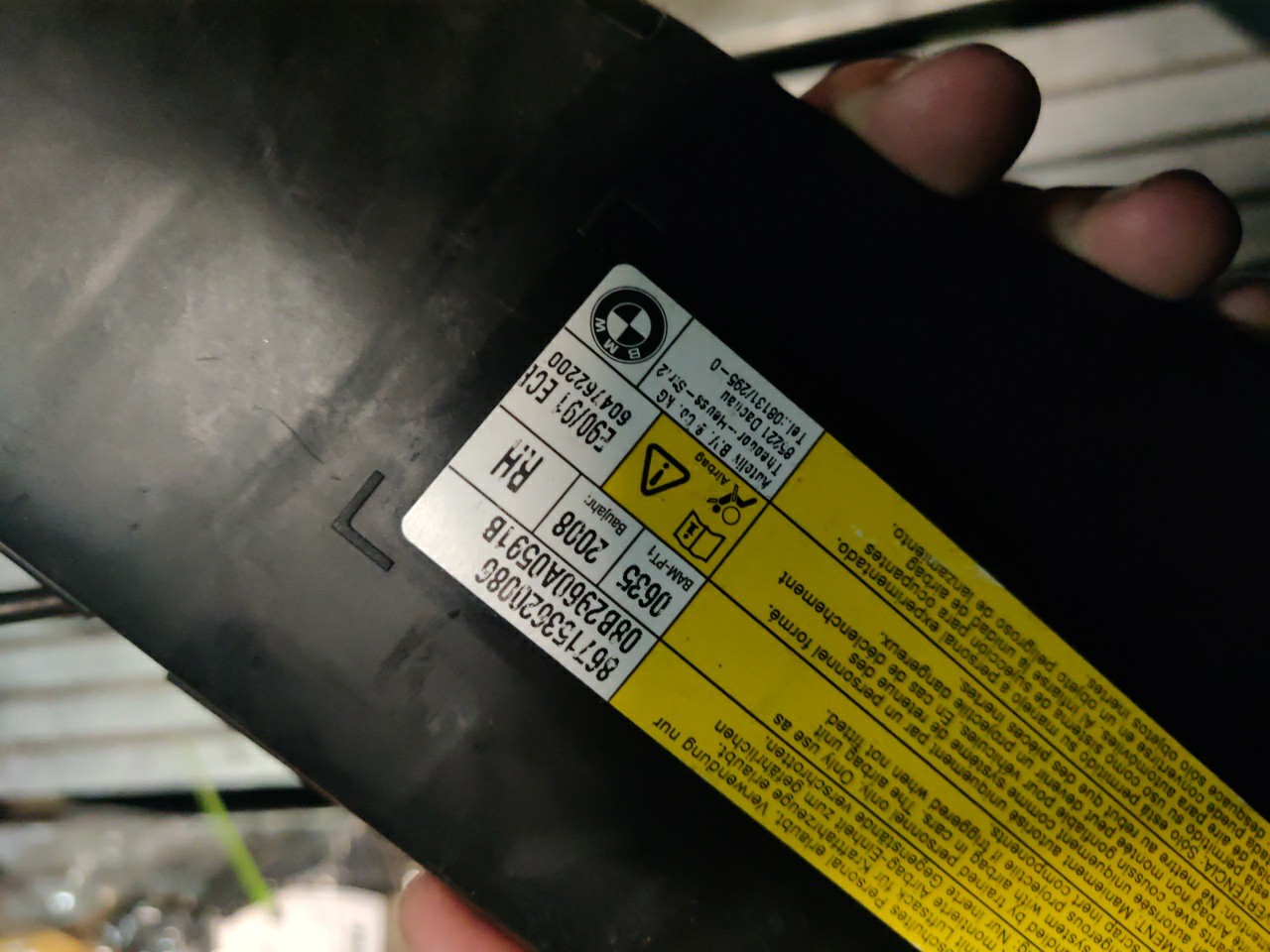 Airbag do Banco Frente Direito BMW 3 (E90) | 04 - 12 Imagem-2