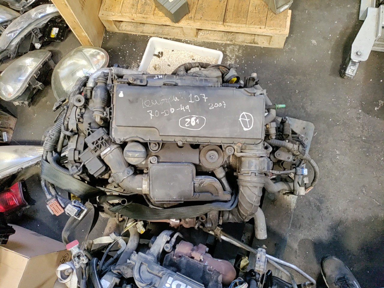 Motor com acessorios PEUGEOT 107 (PM_, PN_) | 05 - 14
