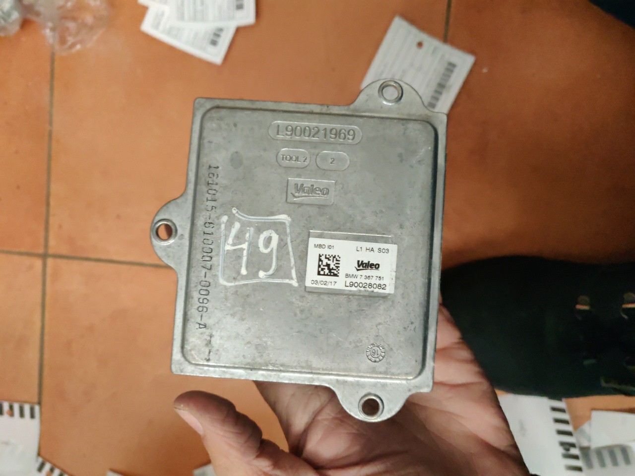 Balastro do Farol / Modulo da Otica BMW i3 (I01) | 13 - 