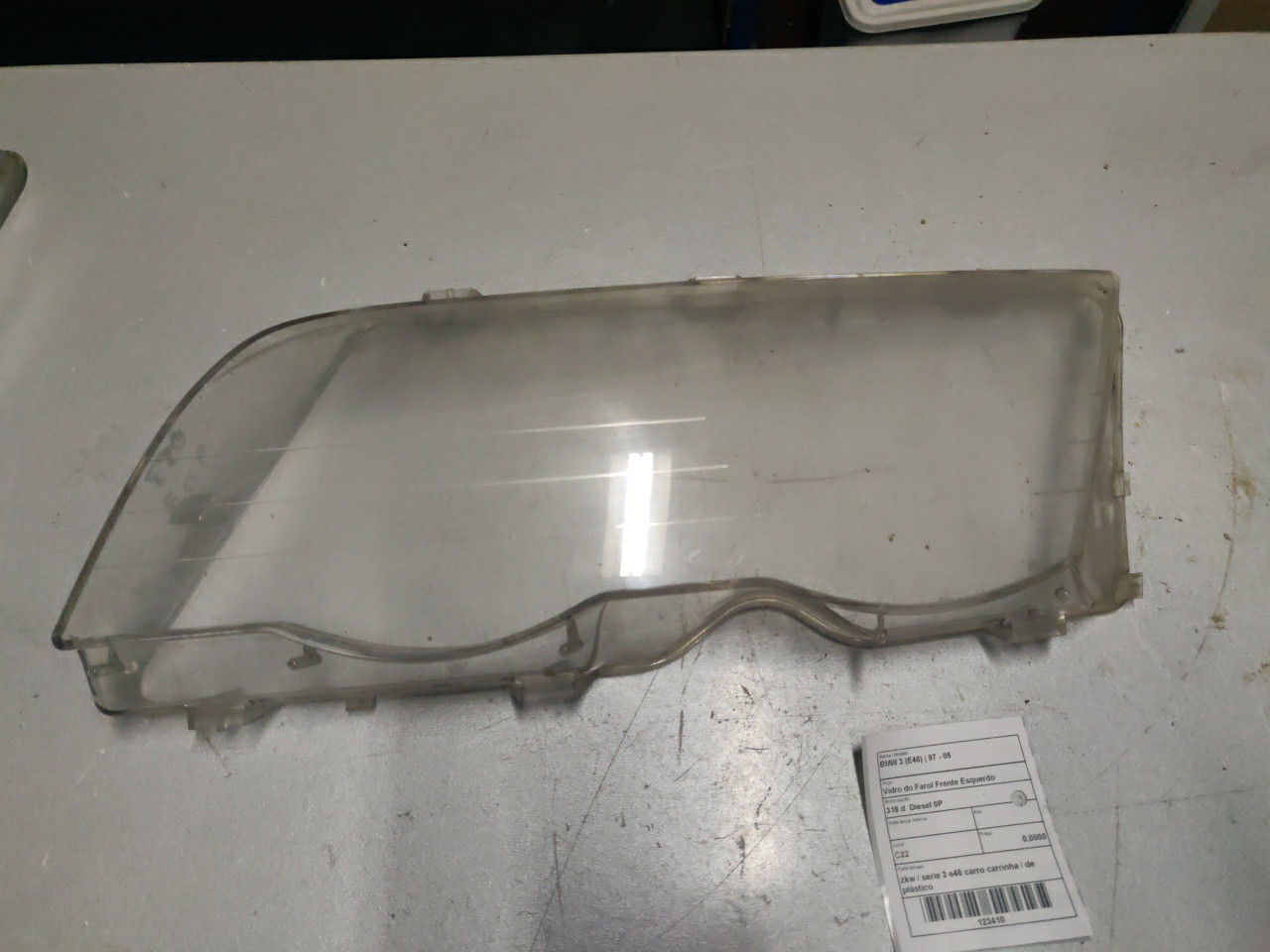 Vidro do Farol Frente Esquerdo BMW 3 (E46) | 97 - 05