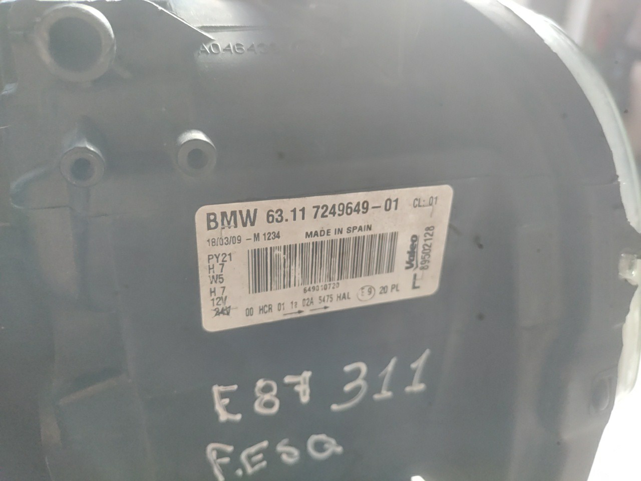 Farol Frente Esquerdo / Otica Esquerda BMW 1 (E87) | 03 - 13 Imagem-4 Farol Frente Esquerdo / Otica Esquerda BMW 1 (E87) | 03 - 13 Imagem-4