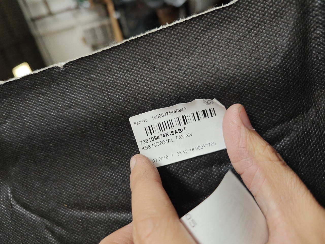 Cupula / Forro do Teto revestimento interior RENAULT CLIO IV Grandtour (KH_) | 13 -  Imagem-4