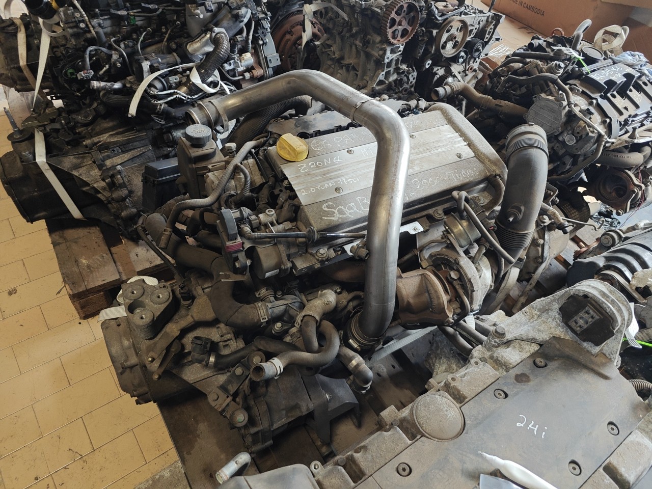 Motor com acessorios SAAB 9-3 (YS3F, E79, D79, D75) | 02 - 15