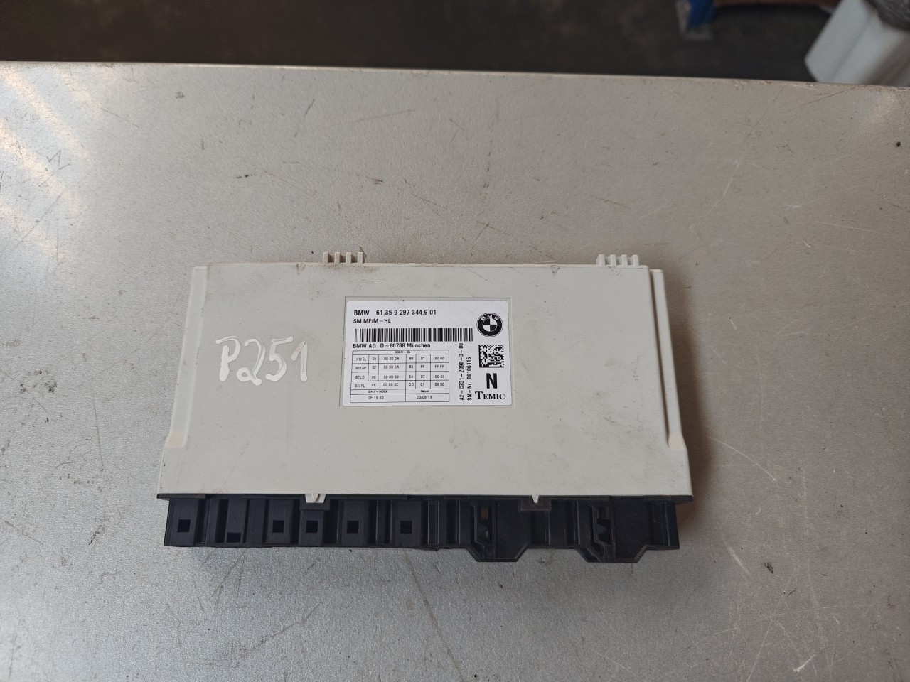 Modulo de controlo do Banco BMW 5 Touring (F11) | 09 - 17