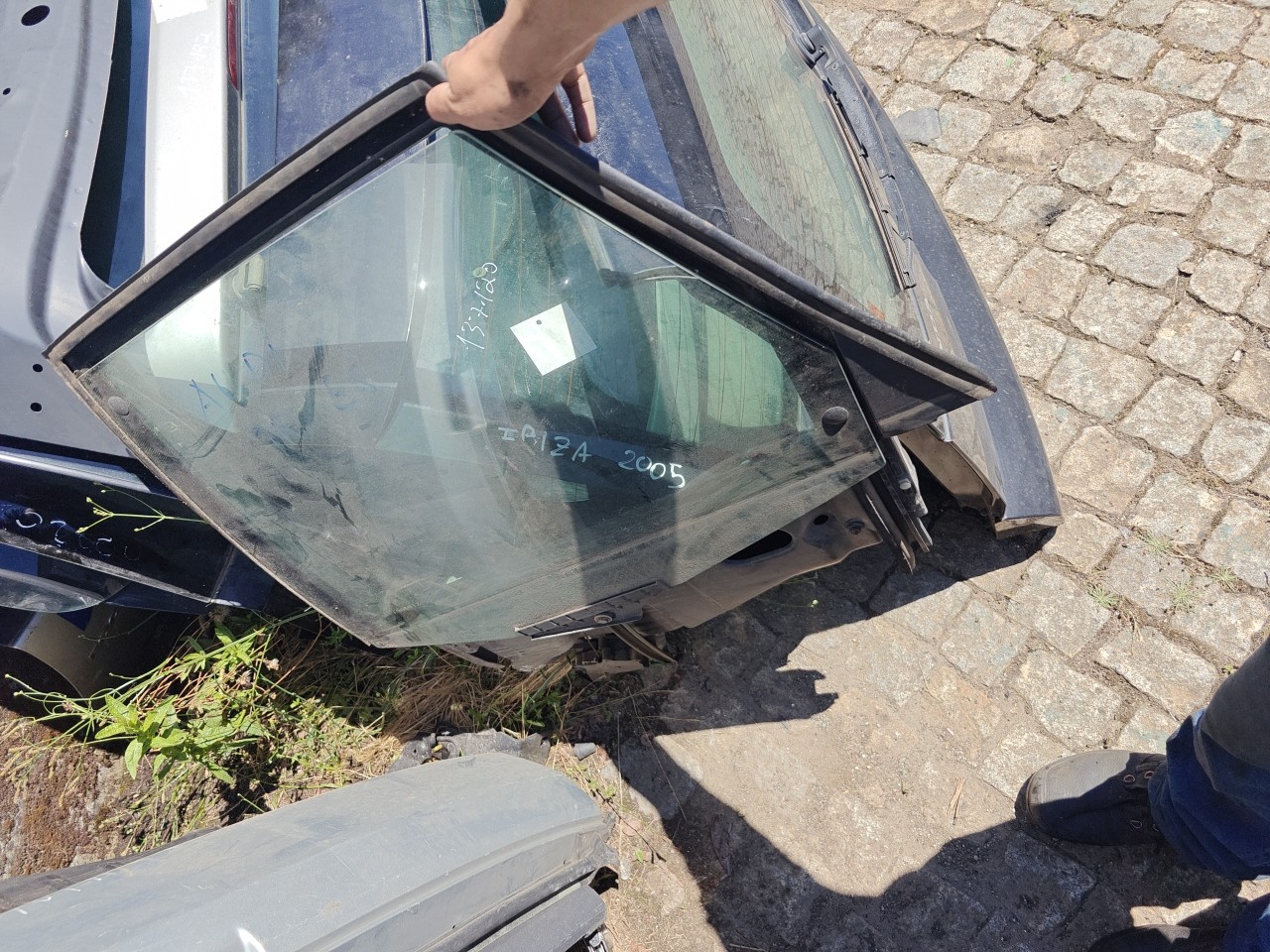 Placa da Porta Tras Esquerda AUDI 80 (8C2, B4) | 91 - 95