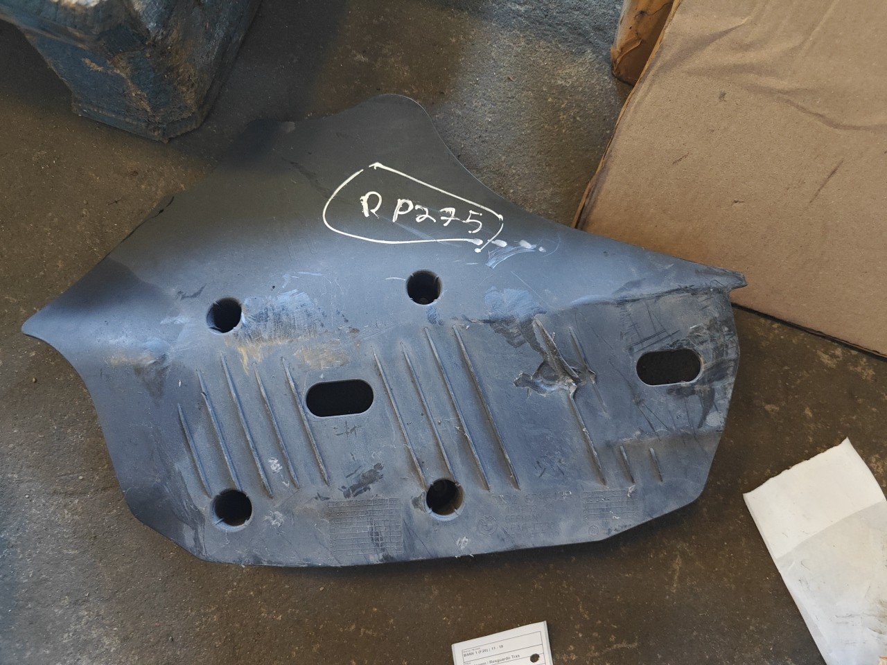 Blindagem / Resguardo Tras BMW 1 (F20) | 11 - 19