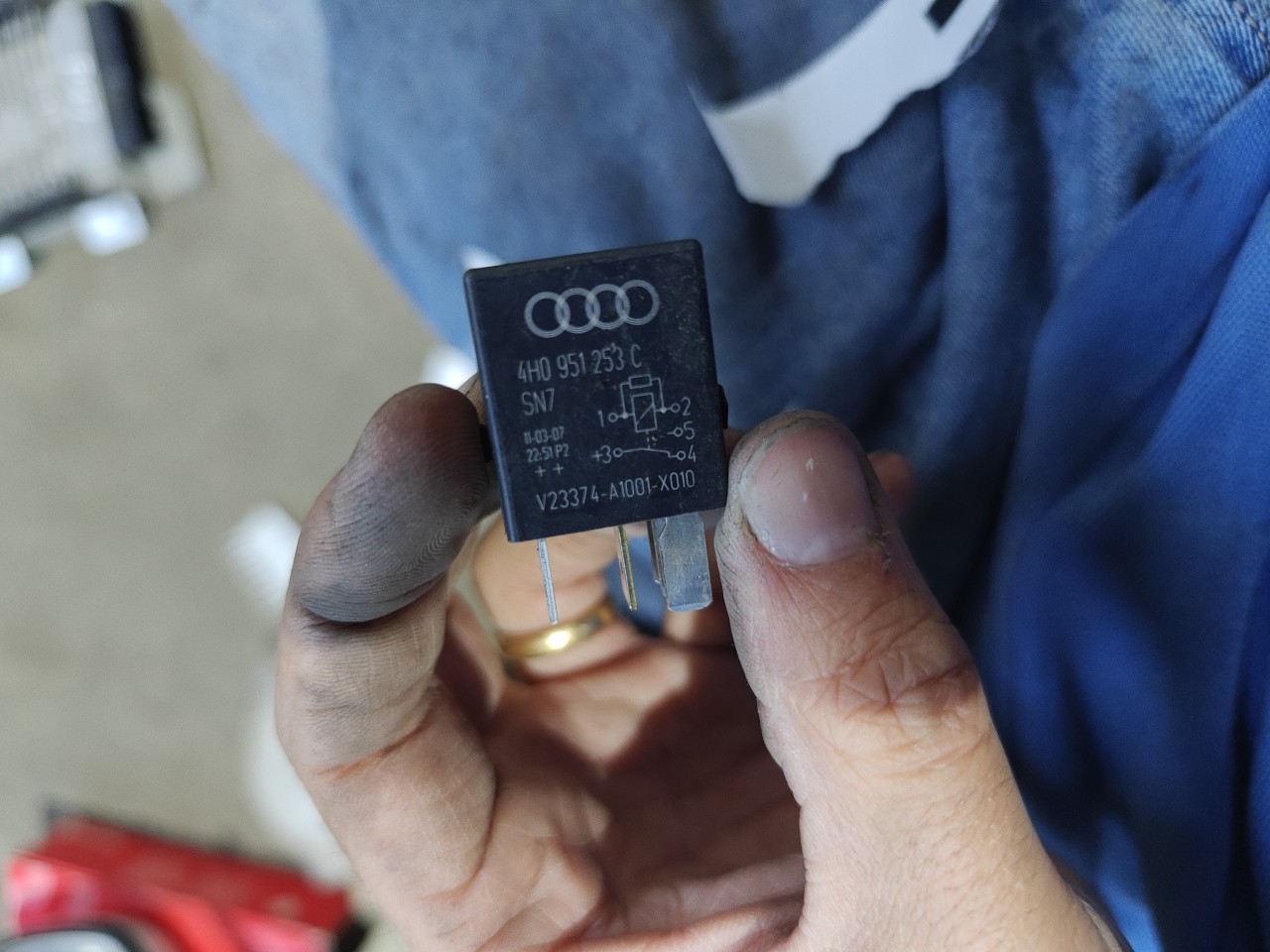 Rele VOLKSWAGEN GOLF VI (5K1) | 08 - 14 Imagem-1