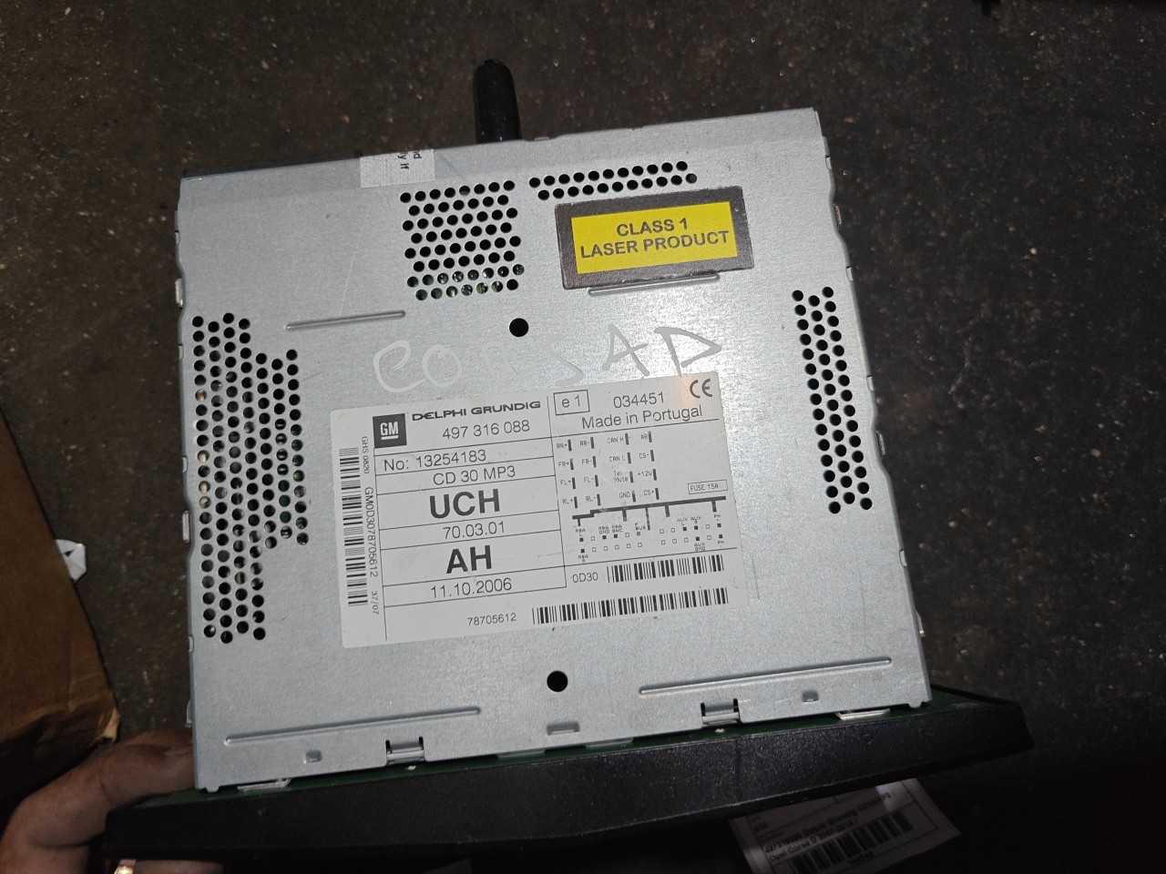 Auto Radio OPEL CORSA D (S07) | 06 - 14 Imagem-1 Auto Radio OPEL CORSA D (S07) | 06 - 14 Imagem-1