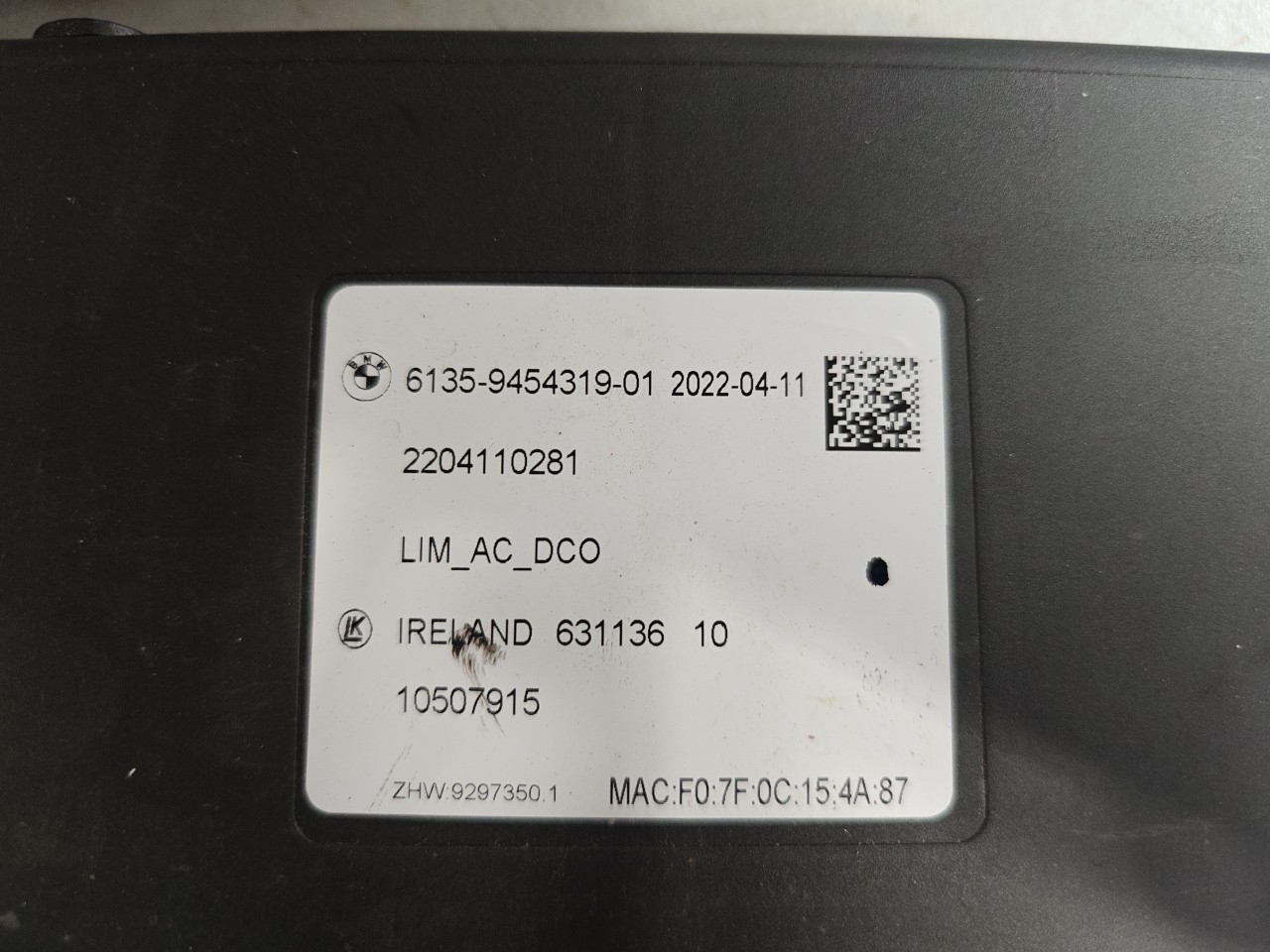 Unidade Modulo comando do carregamento da Bateria para BMW i3 (I01 ...