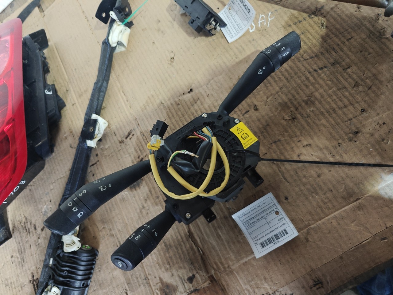Fita de Airbag com Comutador luzes e limpa vidros FIAT GRANDE PUNTO (199_) | 05 - 