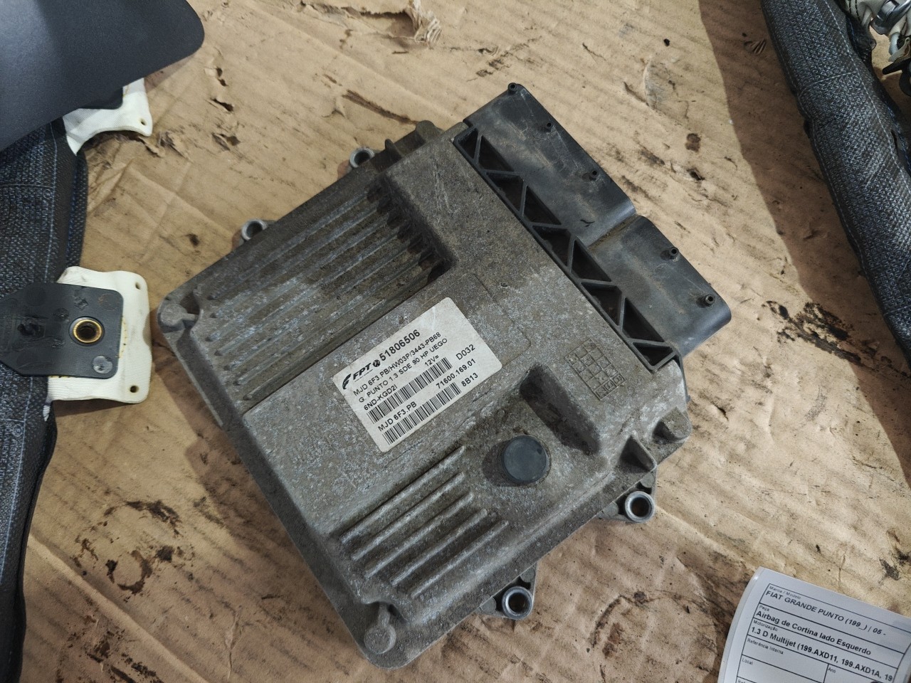 Centralita del Motor FIAT GRANDE PUNTO (199_) | 05 - 