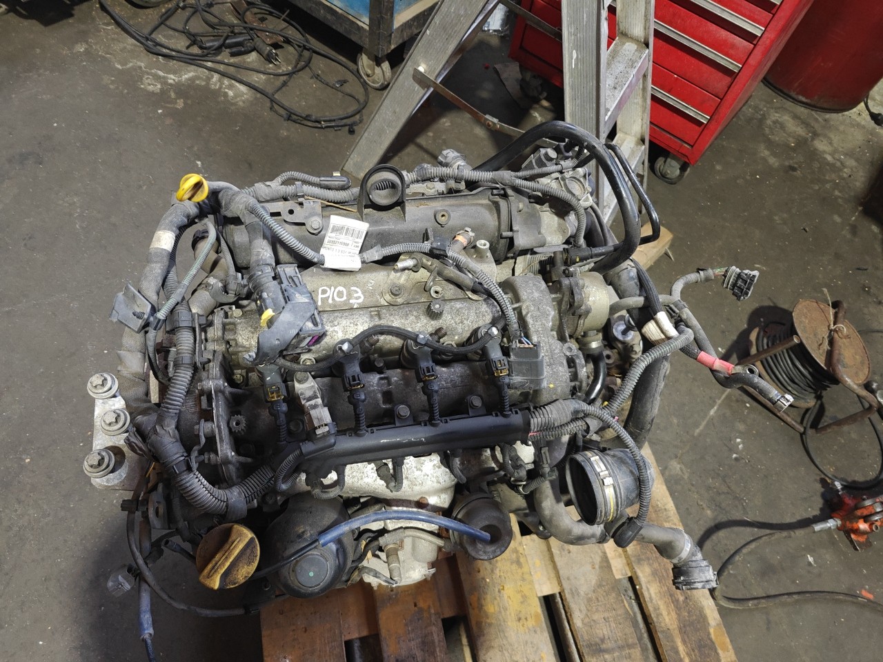 Motor com acessorios FIAT GRANDE PUNTO (199_) | 05 - 