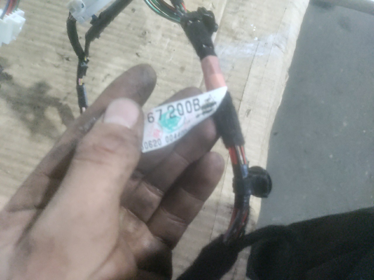 Instalação Eletrica Porta Frente Direita Cablagem MAZDA 2 (DE_, DH_) | 07 - 15 Imagem-3