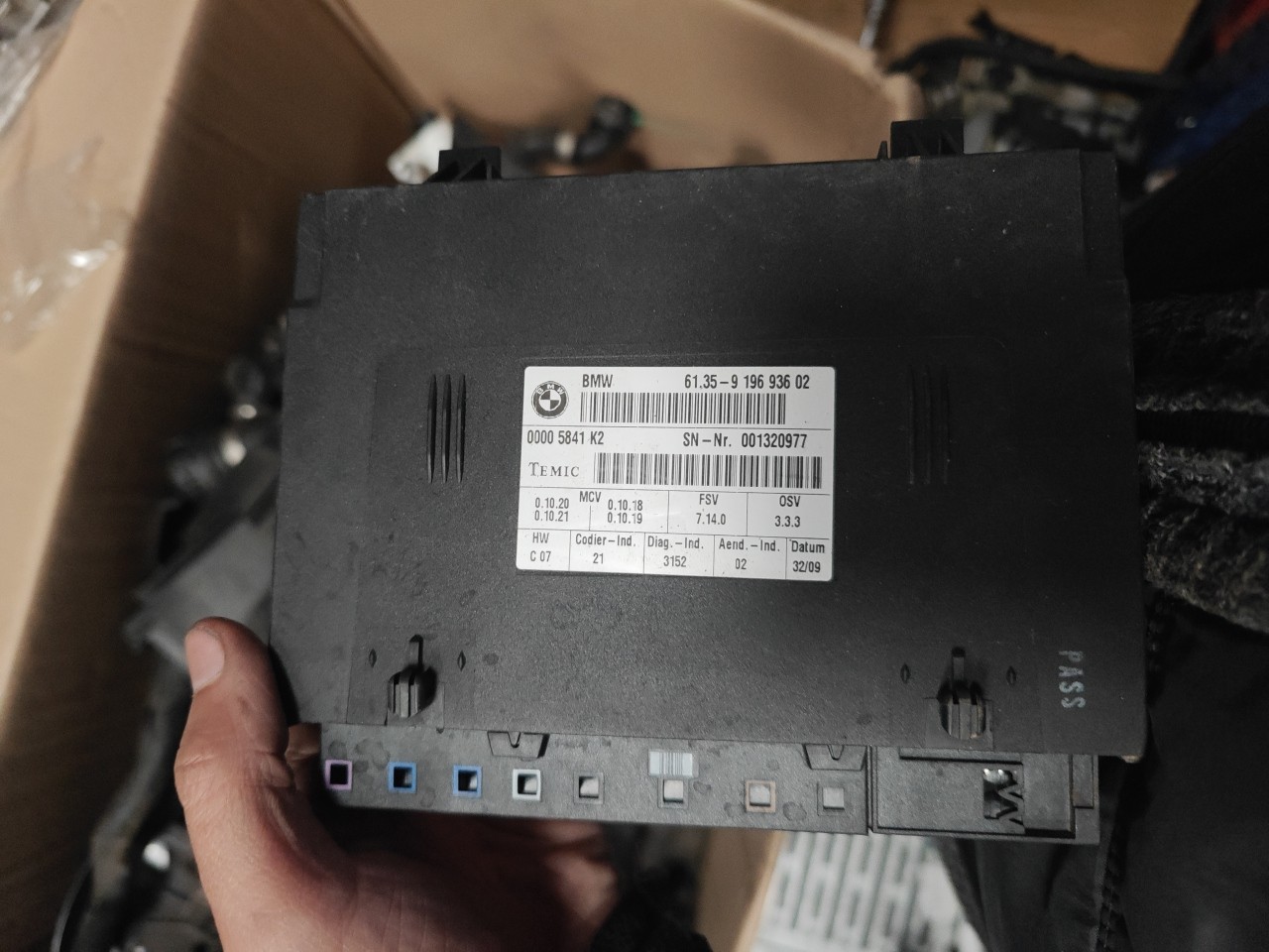 Modulo de controlo do Banco BMW 3 (E90) | 04 - 12